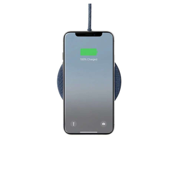 Native Union Drop Wireless Charger με Fabric, 2M Καλώδιο & Adapter (Indigo)