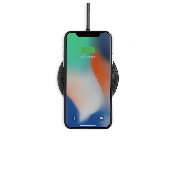 Native Union Drop Wireless Charger με Fabric, 2M Καλώδιο & Adapter (Slate)