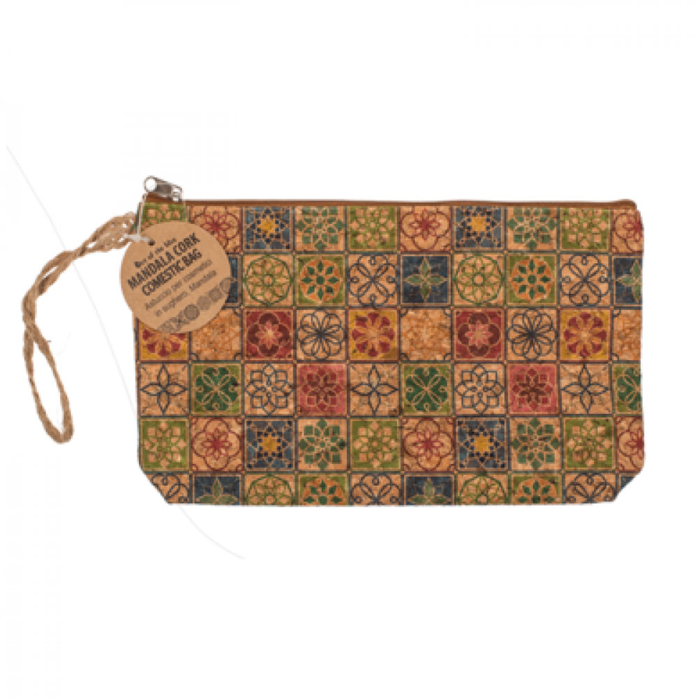 Νεσεσέρ Cosmetic Bag από Φελλό Mandala 02 (20 x 9cm)