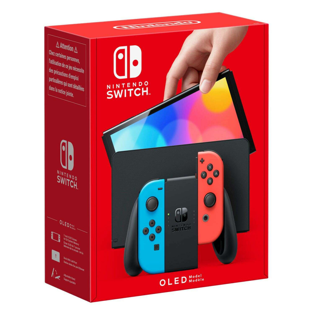 Nintendo Switch OLED Neon Red/Blue Joy-Con