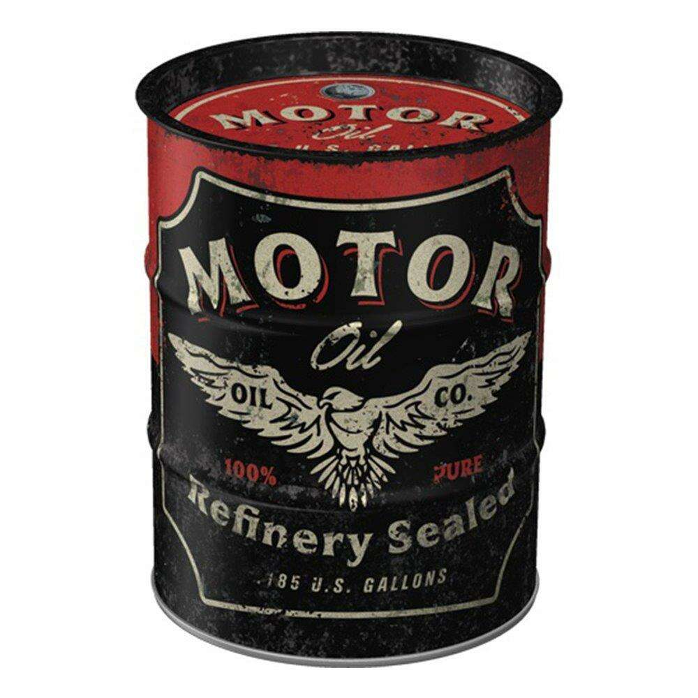 Nostalgic Art Μεταλλικός Κουμπαράς Oil Barrel Best Garage Motor Oil