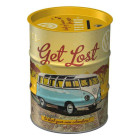 Nostalgic Μεταλλικός Κουμπαράς Oil Barrel Volkswagen VW Bulli - Lets Get Lost