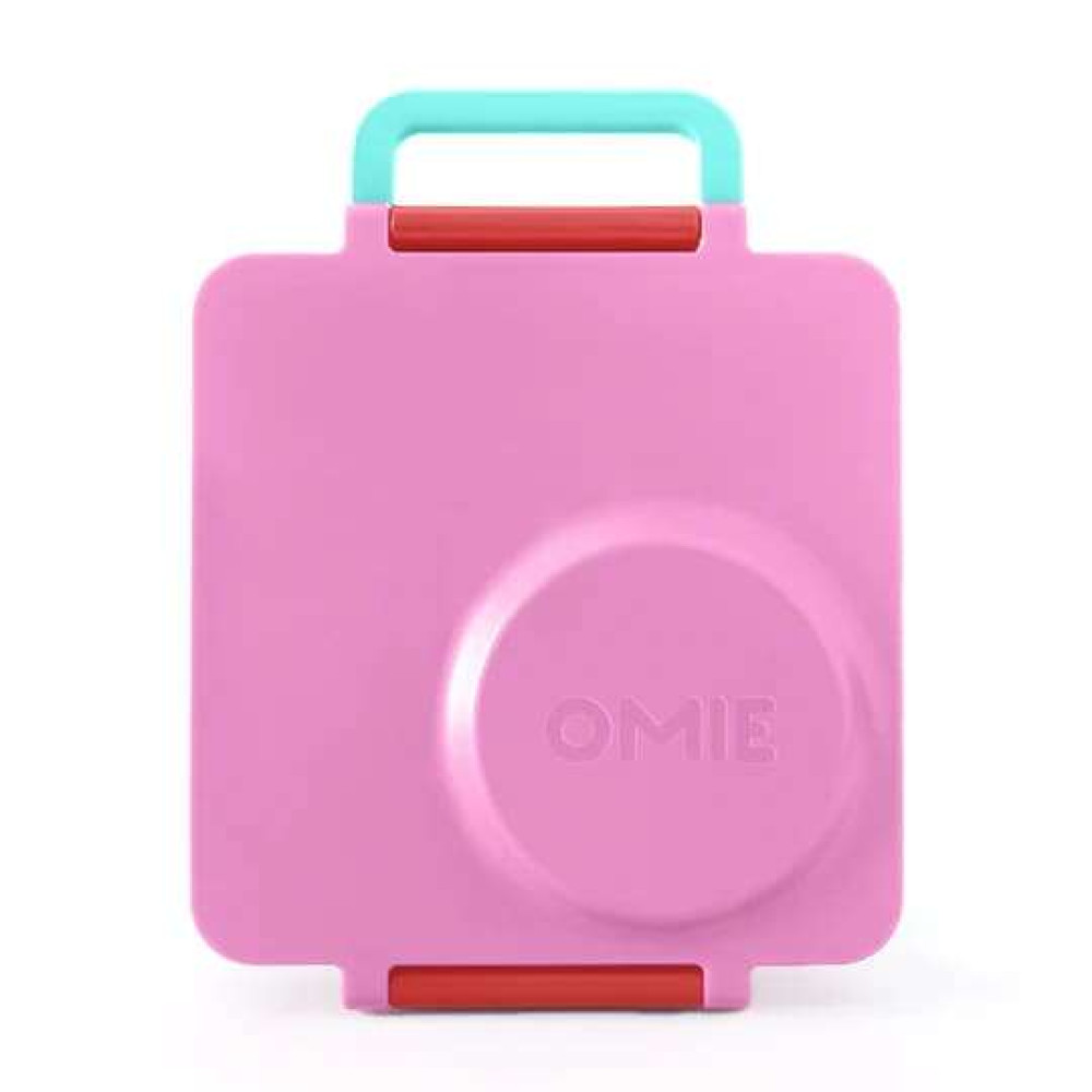 OmieBox Φαγητοδοχείο με 2 Ζώνες Θερμοκρασίας 1.35lt (Pink Berry)