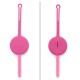 OmiePod Σετ Κουτάλι-Πιρούνι με Θήκη Μεταφοράς (Bubble Pink)
