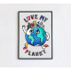 OMY Αφίσα γίγας για ζωγραφική «Αγαπώ τον Πλανήτη μου» με μολύβι για φύτευση