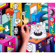 OMY Αφίσα Γίγας με Αυτοκόλλητα "Video Games" 100x70