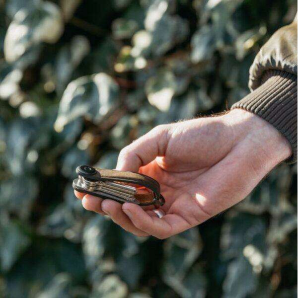 OrbitKey Crazy Horse Key Organiser Κλειδοθήκη Μπρελόκ (Oak Brown)