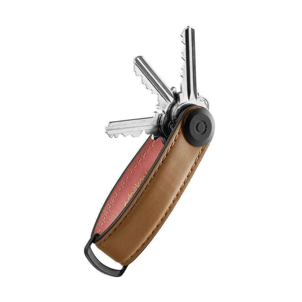 OrbitKey Leather Key Organiser Κλειδοθήκη Μπρελόκ (Cocoa Rose)