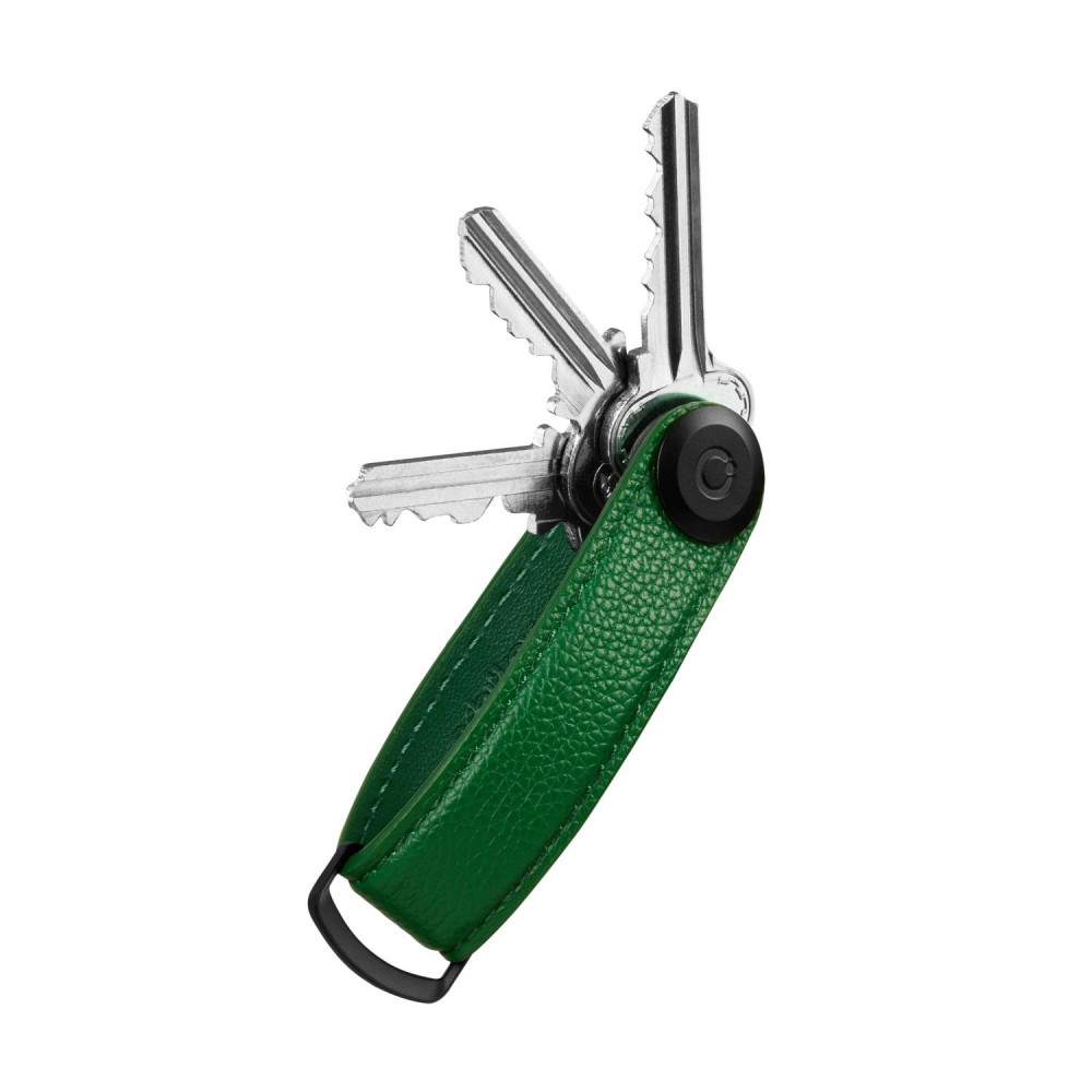 OrbitKey Pebbled Leather Key Organiser Κλειδοθήκη Μπρελόκ (Emerald)