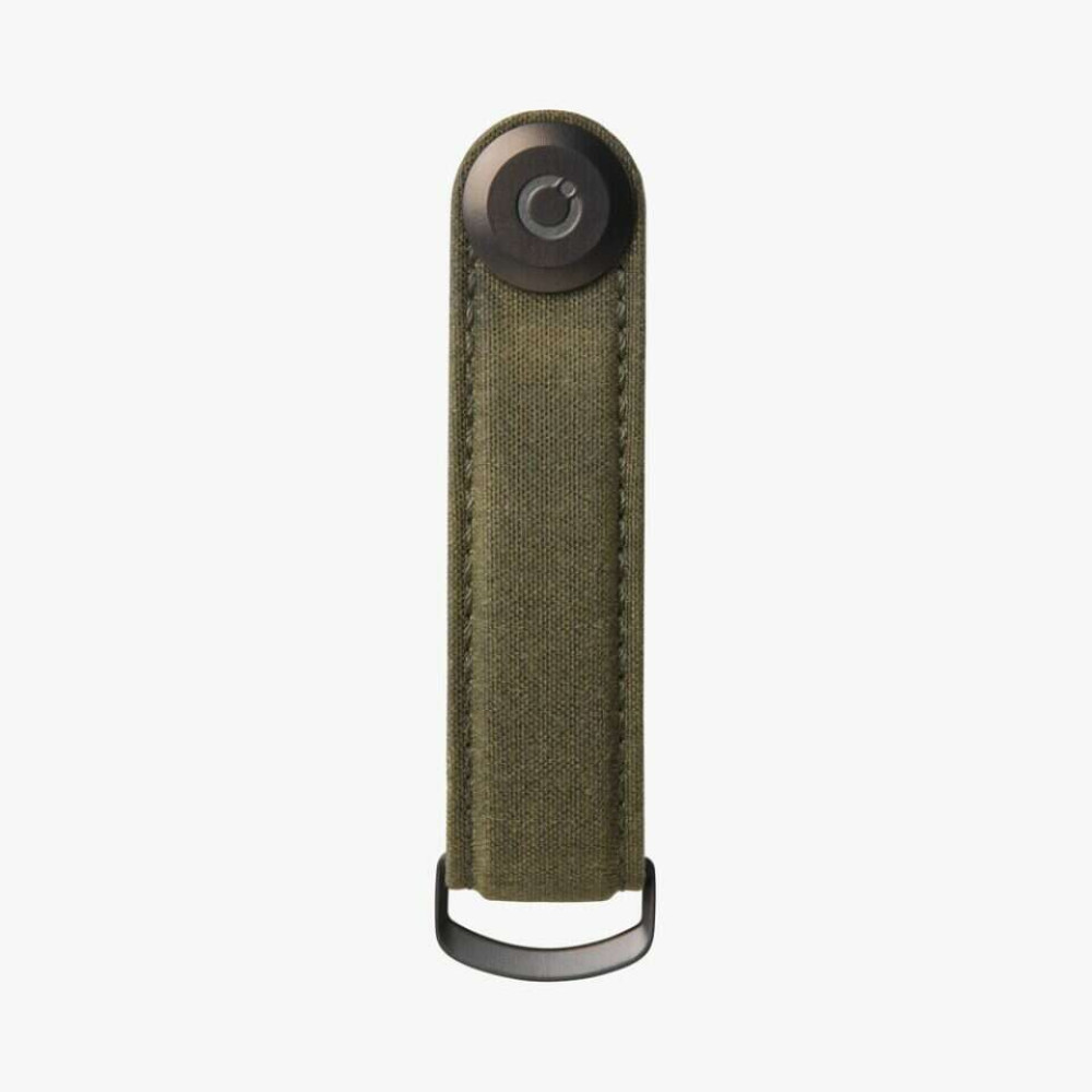 OrbitKey Waxed Canvas Key Organiser Κλειδοθήκη Μπρελόκ (Khaki Green)