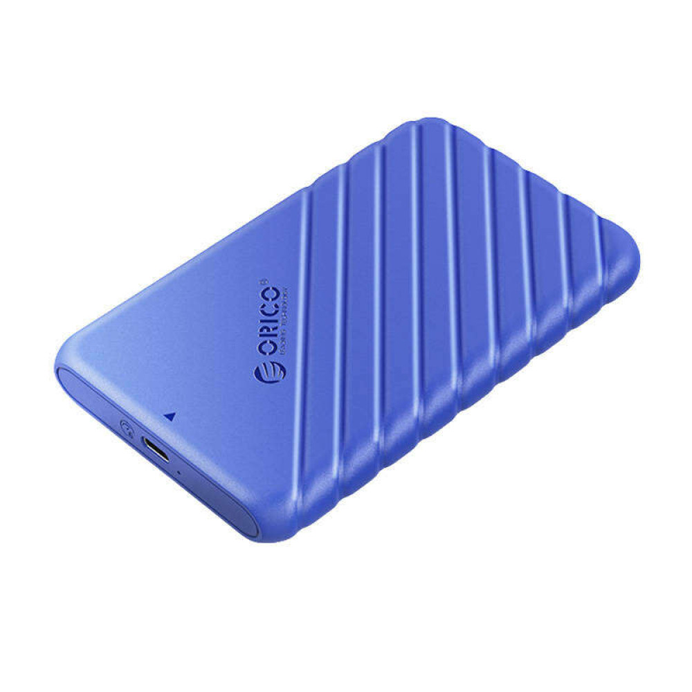 Orico Θήκη για Σκληρό Δίσκο 2.5" HDD / SSD με σύνδεση Type-C 3.1 Gen1, 6 Gbps, (Μπλε)