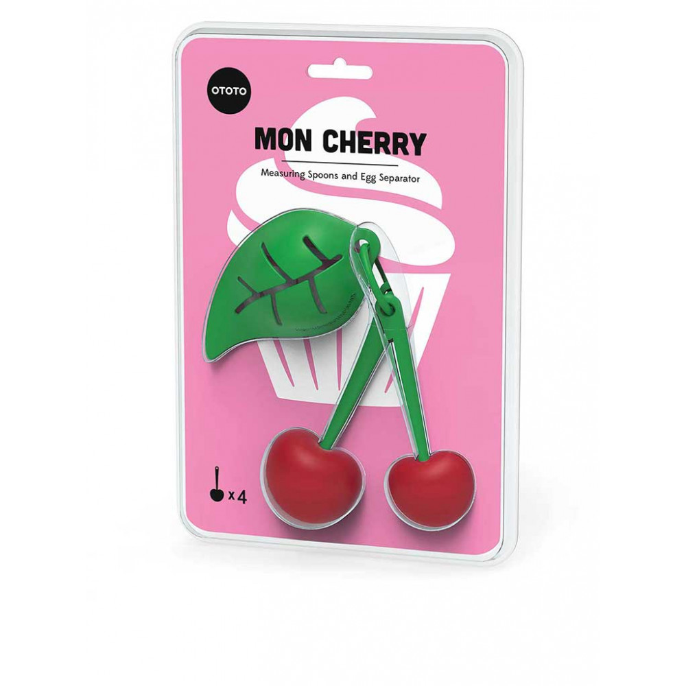OTOTO Mon Cherry Σετ Μεζούρες και Διαχωριστής Αβγών (24x16x3cm)