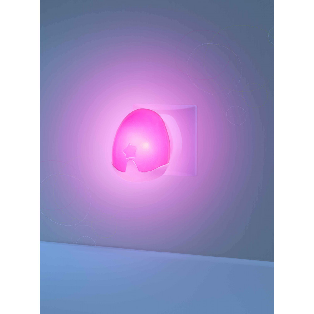 Pabobo RG02-P-PBOPS Αυτόματο Φως Νύχτας (Ροζ)