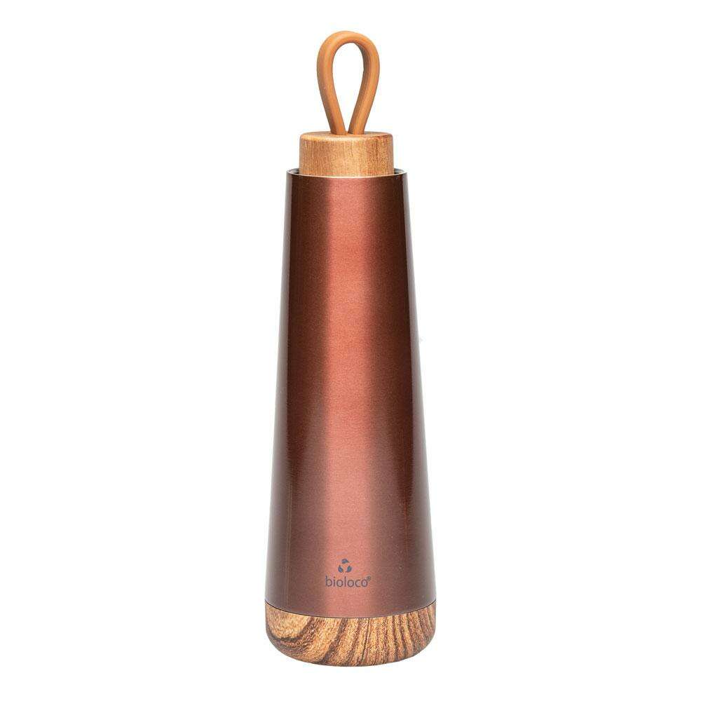 Παγούρι Θερμός Chic Mic Bioloco από Ανοξείδωτο Ατσάλι 500ml (Metallic Brown)