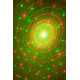 Mini Firefly Laser Effect κόκκινο και πράσινο Party Light & Sound με 4 gobo-like effects