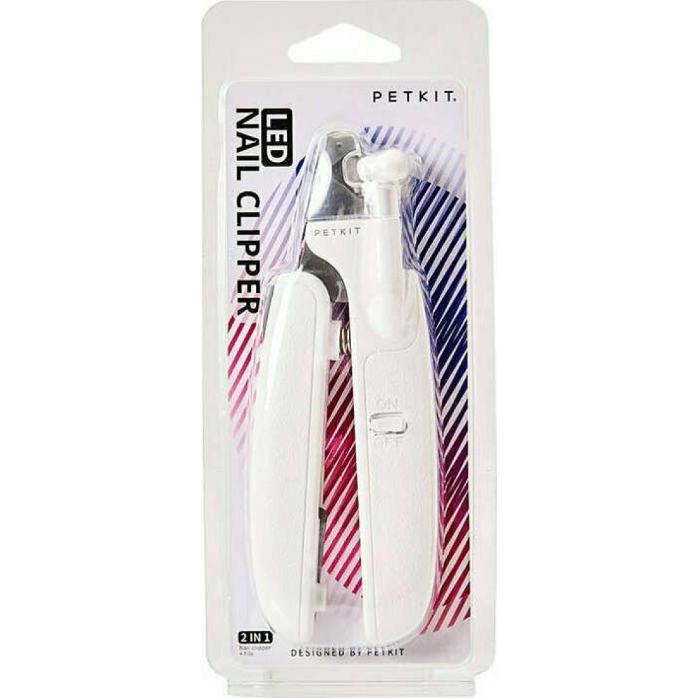 PetKit Nail Clipper Ψαλίδι Νυχιών για Κατοικίδια με Φως LED (Λευκό) 