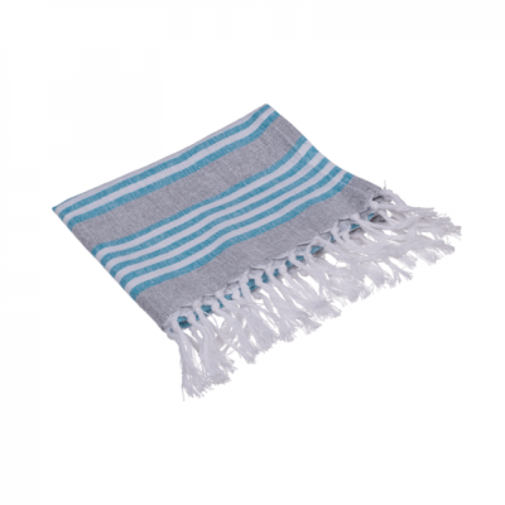 Πετσέτα για Σάουνα και Χαμάμ 45 x 70 cm (Μπλε-Γκρι)