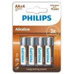Philips μπαταρίες αλκαλικές LR6 AA 4τμχ