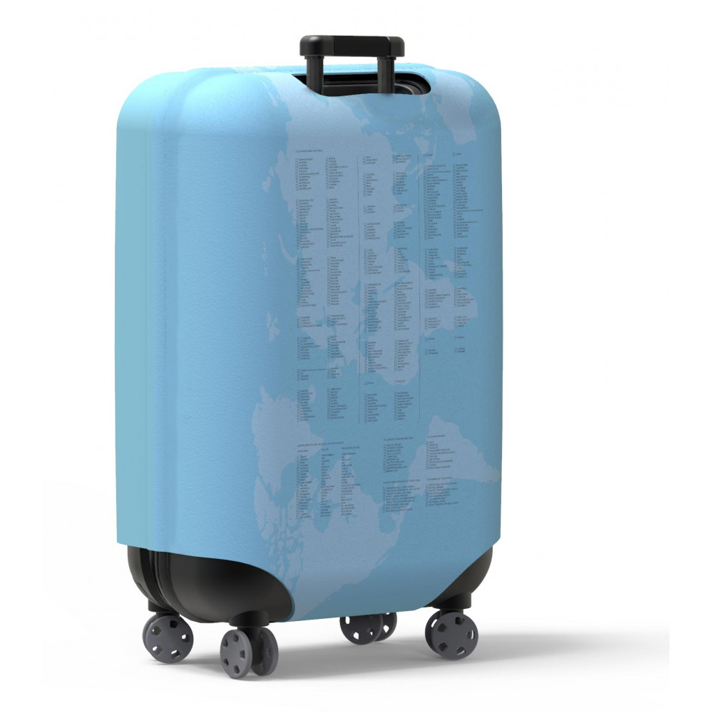 Pikkii Travel Log Κάλυμμα Μεσαίας Αποσκευής με Στυλό (Medium)