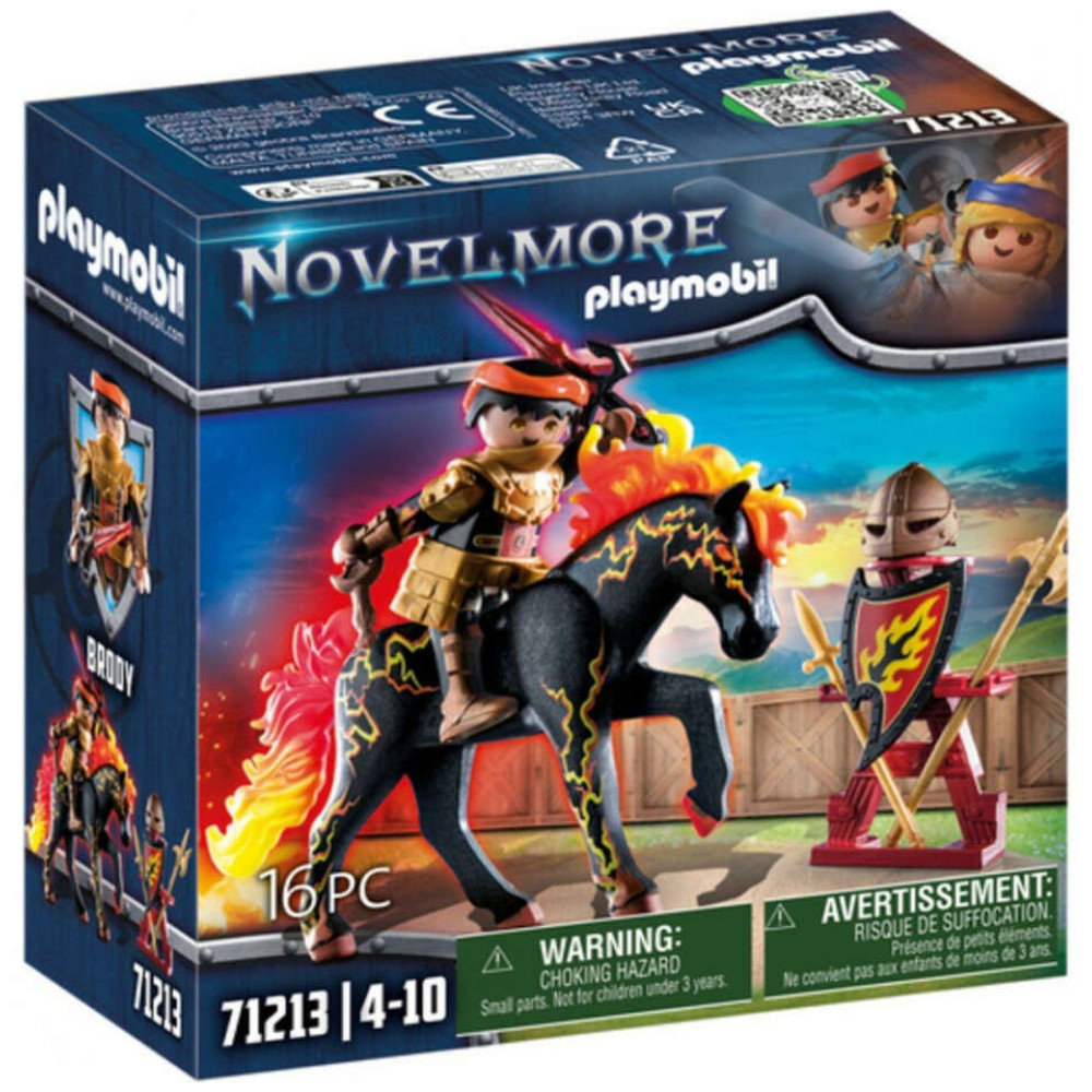 Playmobil Burnham Raiders - Ιππότης και άλογο της φωτιάς (71213)