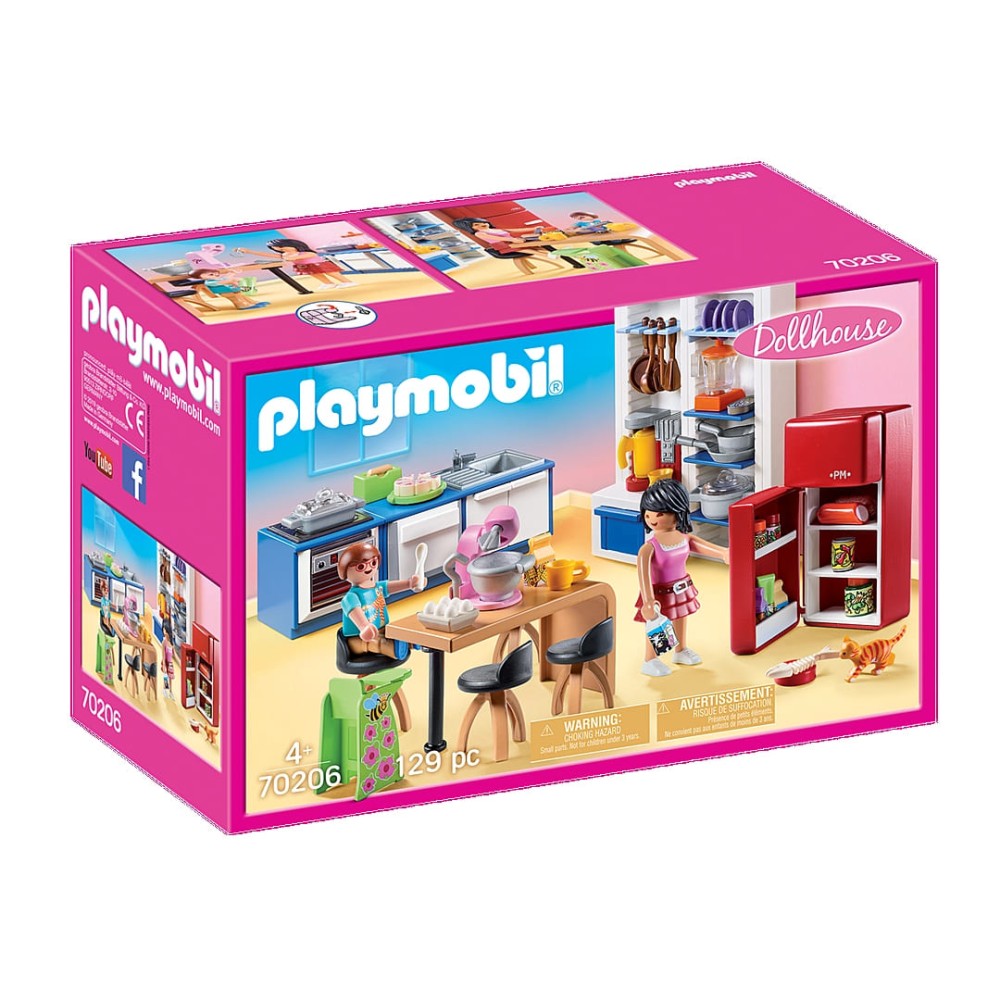 Playmobil Dollhouse Κουζίνα κουκλόσπιτου (70206)