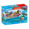 Playmobil Φουσκωτό σκάφος Πυροσβεστικής με θαλάσσιο scooter (71464)