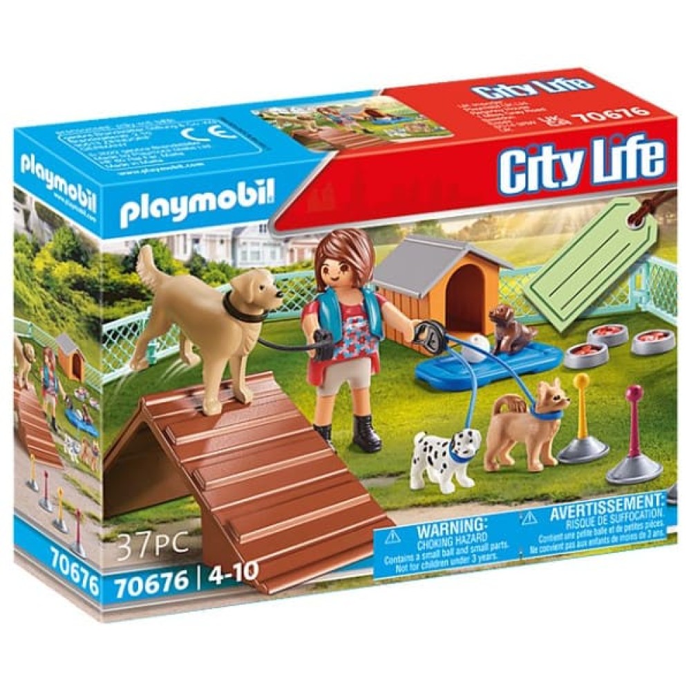 Playmobil Gift Set Εκπαιδεύτρια σκύλων (70676)