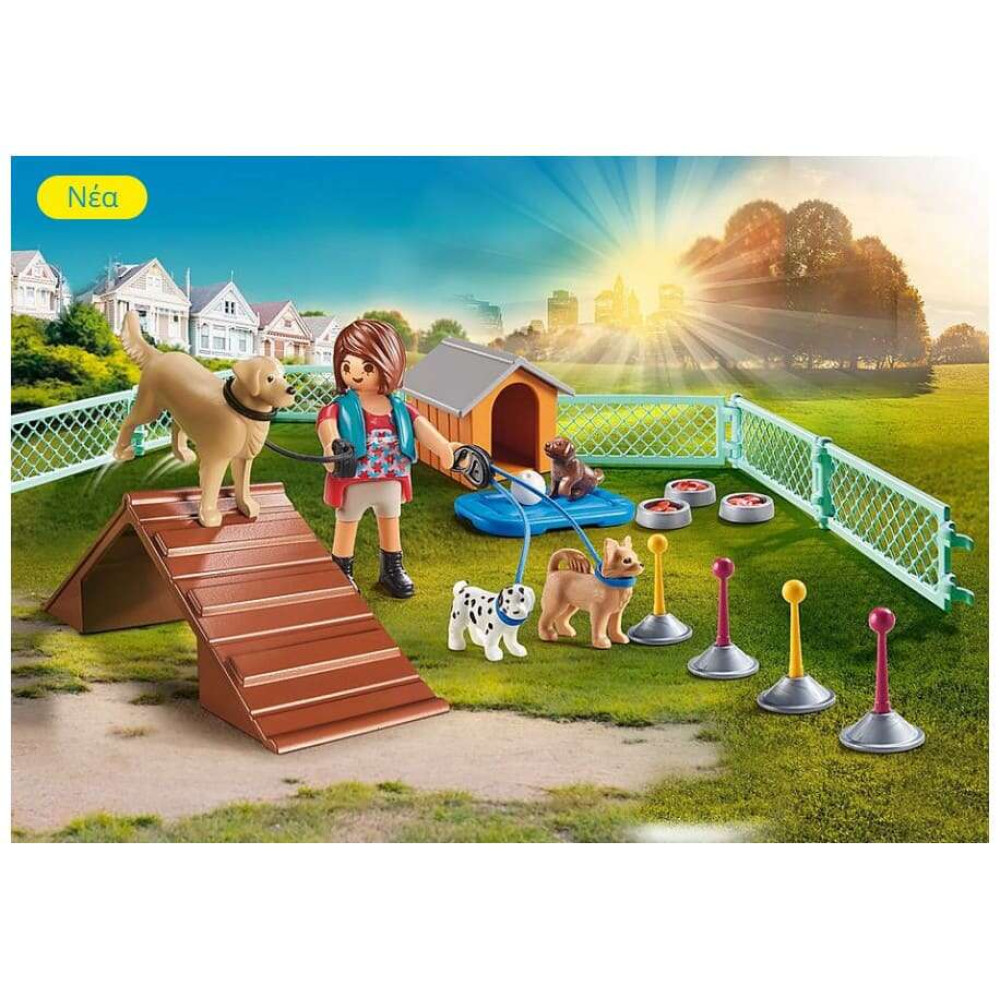 Playmobil Gift Set Εκπαιδεύτρια σκύλων (70676)