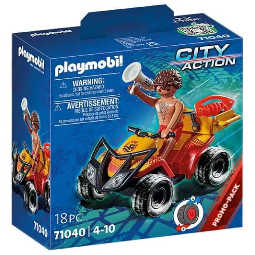 Playmobil Ναυαγοσώστης με γουρούνα 4x4 (71040)