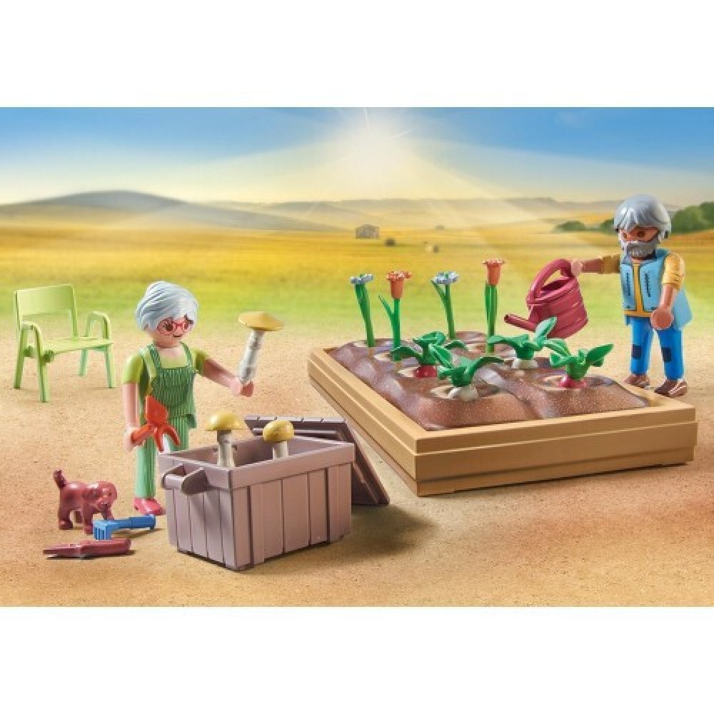 Playmobil Ο λαχανόκηπος του παππού και της γιαγιάς (71443)