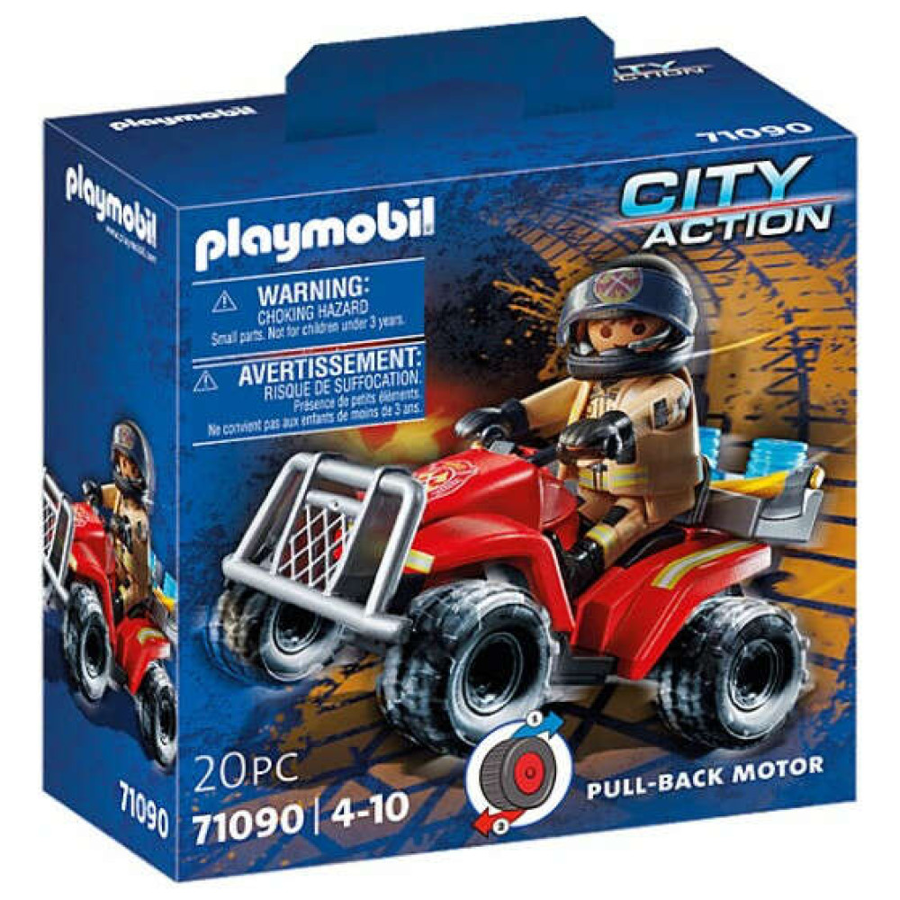 Playmobil Πυροσβέστης με γουρούνα 4x4 (71090)