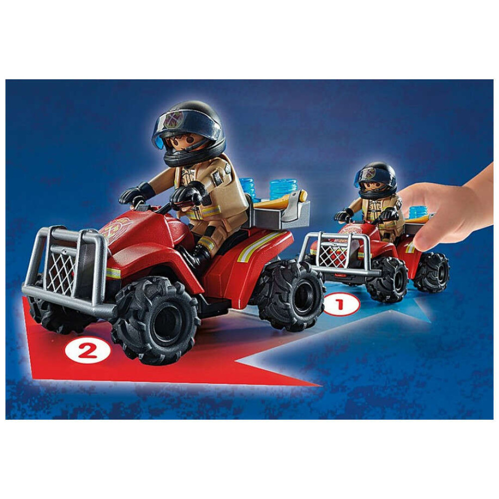 Playmobil Πυροσβέστης με γουρούνα 4x4 (71090)