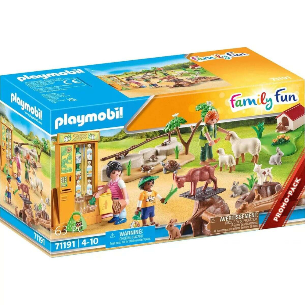 Playmobil Ζωολογικός κήπος με ήμερα ζωάκια (71191)