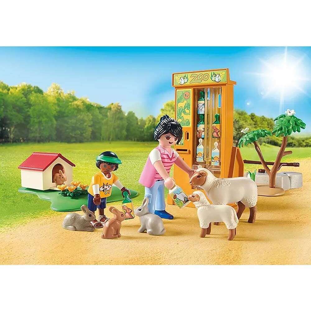 Playmobil Ζωολογικός κήπος με ήμερα ζωάκια (71191)