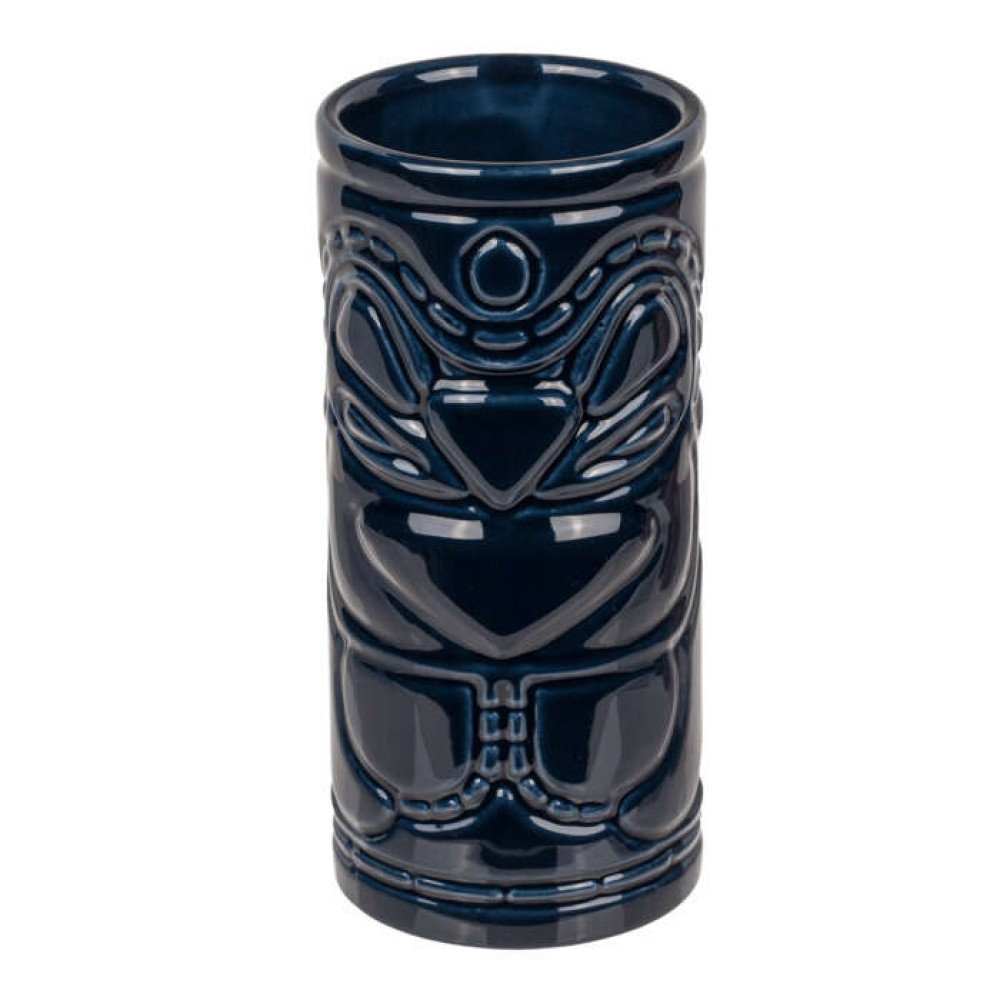 Κεραμικό Ποτήρι Cocktail Tiki 6,5 x 14 cm (Μπλε)