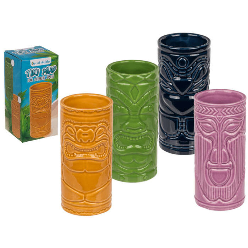 Κεραμικό Ποτήρι Cocktail Tiki 6,5 x 14 cm (Πράσινο)