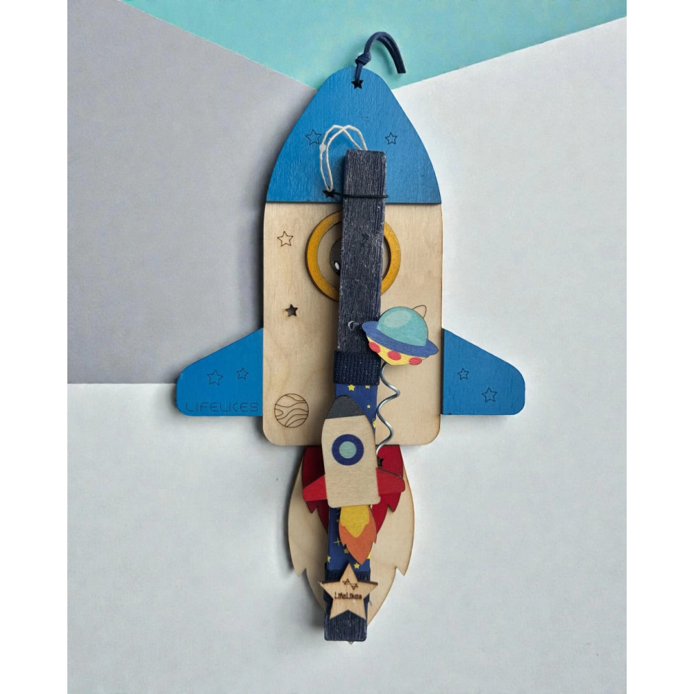 LifeLikes Λαμπάδα Διαστημόπλοιο - Ζωγράφισέ με