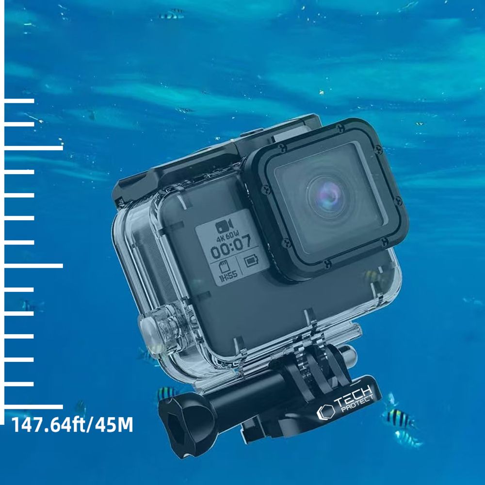 Tech-Protect GA200 Αδιάβροχη Θήκη για GoPro Hero 5/6/7 (Διάφανο)