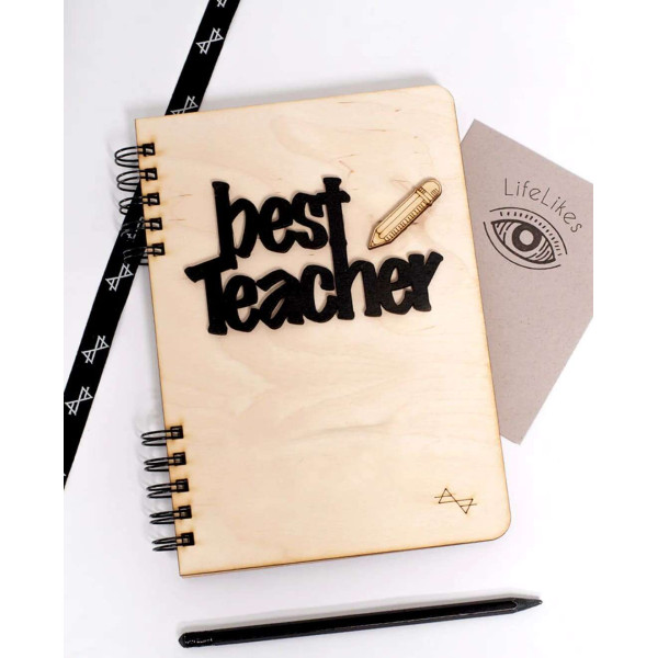 Lifelikes Ξύλινη Ατζέντα για το Δάσκαλο (70 σελίδες)