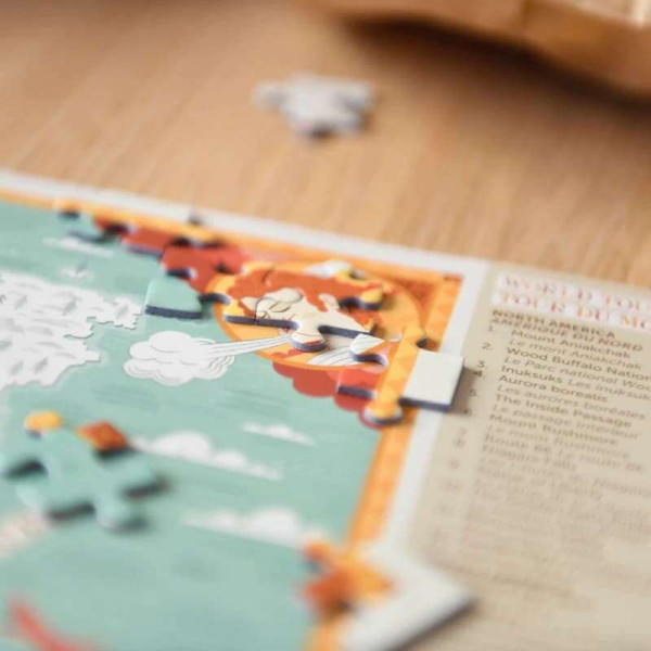 Poppik Παζλ 500 Τεμαχίων - Ο Γύρος του Κόσμου