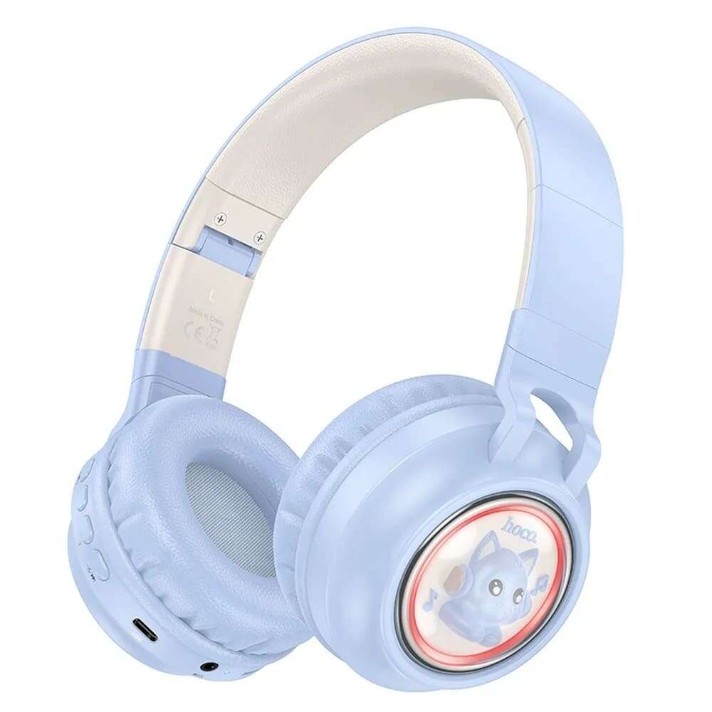Hoco W50 Ασύρματα On Ear Ακουστικά (Μπλε)