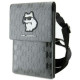 Karl Lagerfeld KLWBSAKHPCG Saffiano Mono Choupette Τσαντάκι για Smartphone από Οικολογικό Δέρμα (Ασημί)