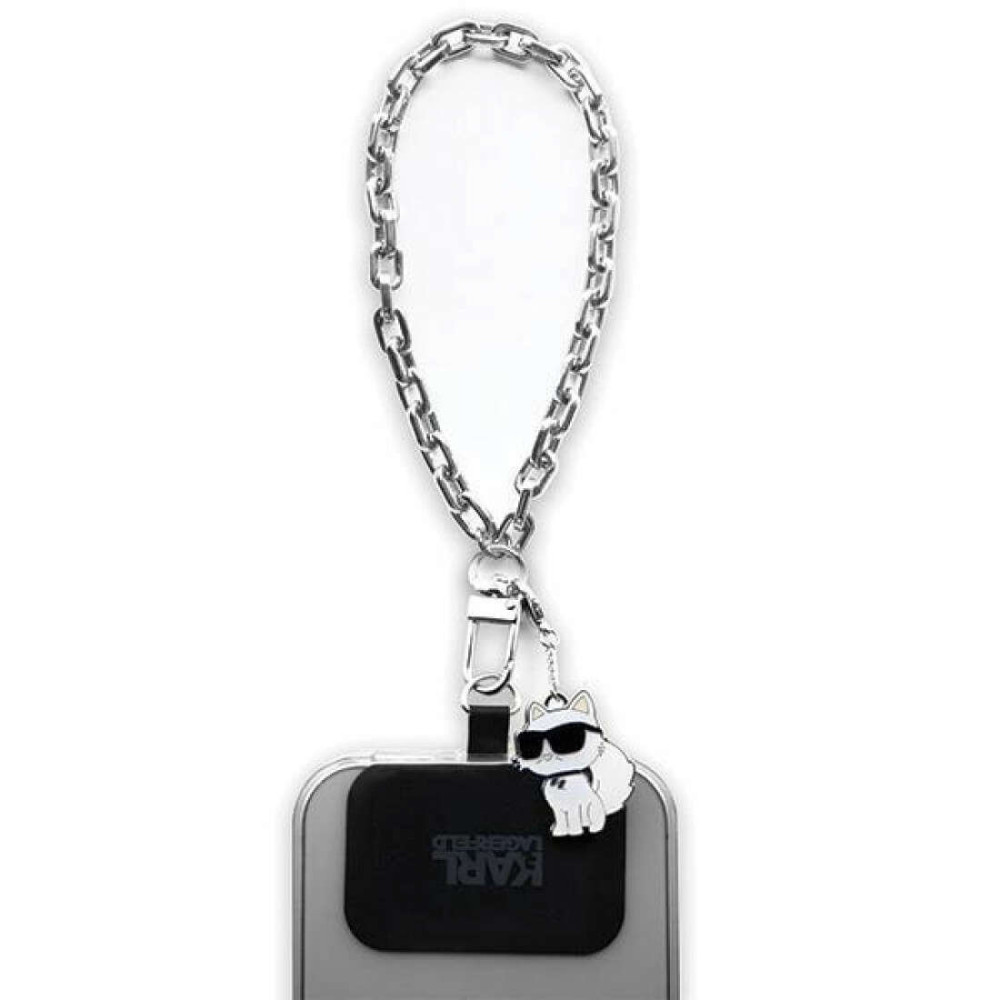 Karl Lagerfeld KLUCHCSKPK Λουράκι Καρπού για Κινητά για Smartphone (Ασημί)