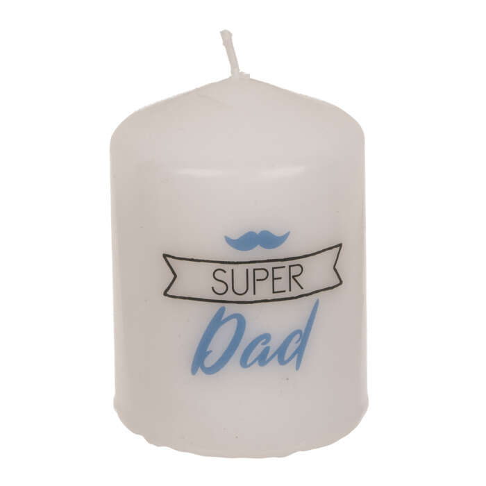 Διακοσμητικό Κερί Super Dad (6 x 8 cm)