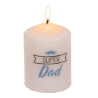 Διακοσμητικό Κερί Super Dad (6 x 8 cm)