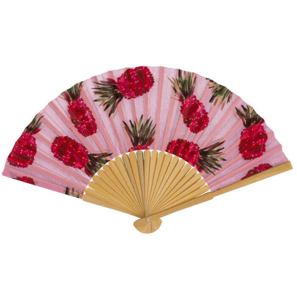 Βεντάλια Tropical από Μπαμπού 21 cm - Ανανάς