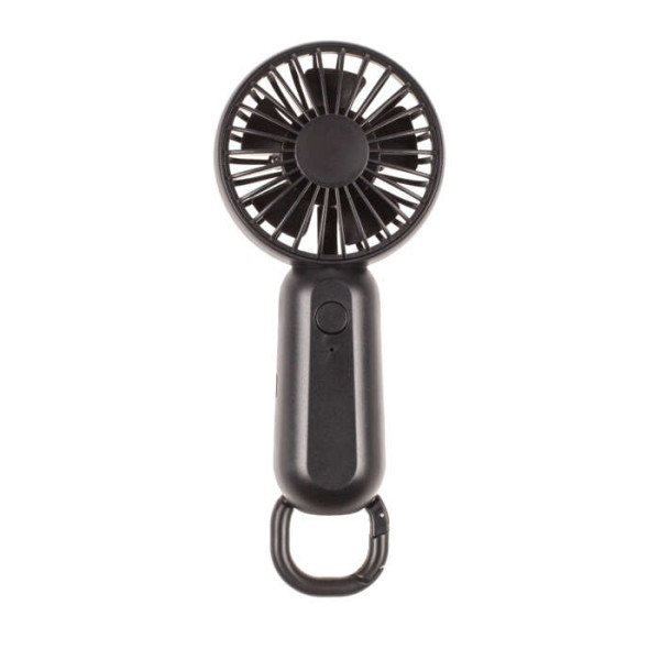 Μίνι Επαναφορτιζόμενο Ανεμιστηράκι Χειρός με USB  6 x 15 cm (Μαύρο)