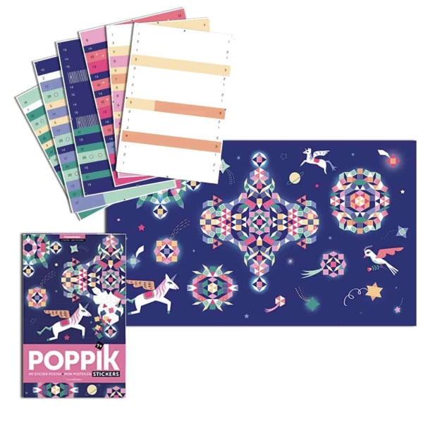 Poppik Μεγάλο Πόστερ με 1100 Αυτοκόλλητα – Αστερισμοί