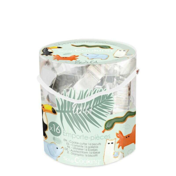 Scrap Cooking Σετ με 16 κουπ-πατ 'Άγρια ζώα'