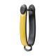 OrbitKey Hybrid Leather Key Organiser Κλειδοθήκη Μπρελόκ (Solar Yellow)